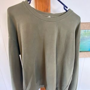 Tentree crew sweatshirt - olive green xl